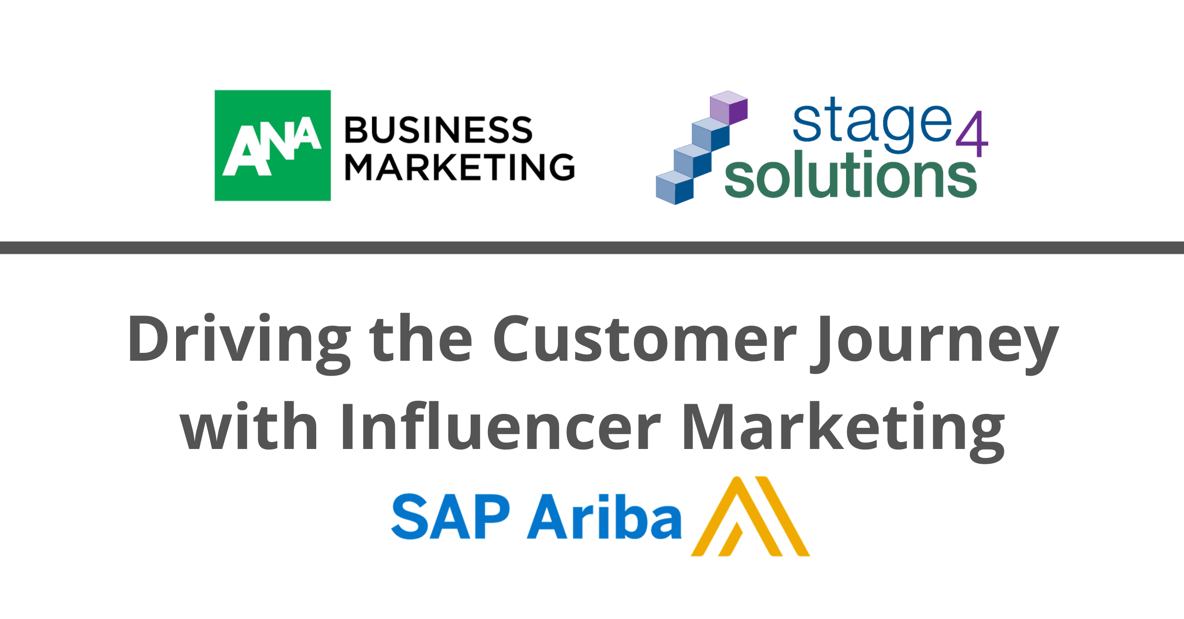 2018 - 8.20.18 - Driving the Customer Journey with Influencer Marketing (1) In this session, you will discover how SAP is driving real B2B ROI and brand awareness with influencer marketing.