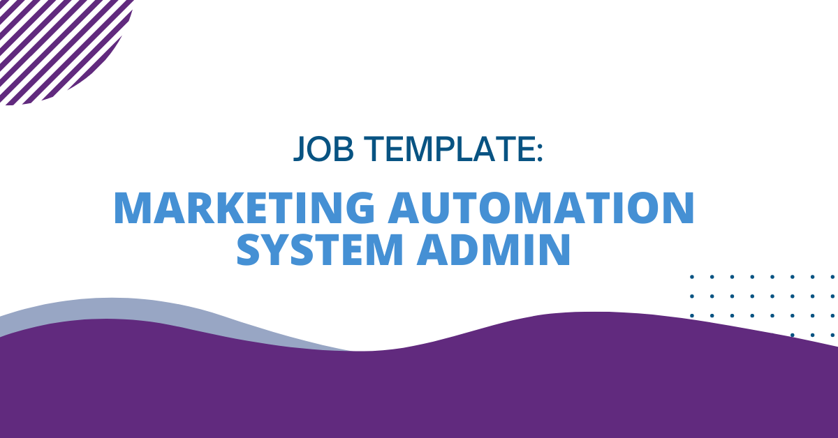 Marketing Automation System Admin