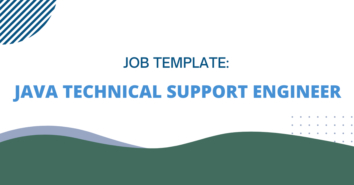 Java Technical Support Engineer