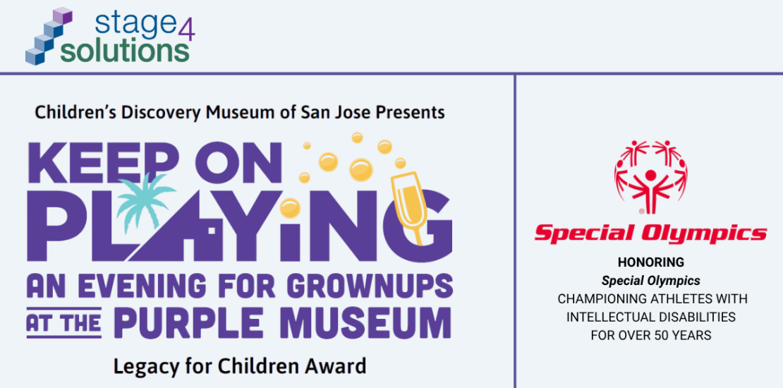 Stage 4 Solutions Sponsors the Children's Discovery Museum of San Jose's Annual Award Gala